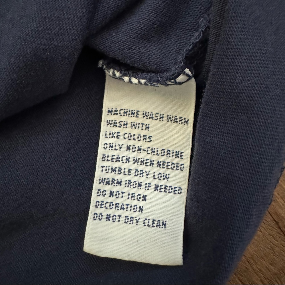 POLO RALPH LAUREN navy tee shirt, size XL - Picture 5 of 6